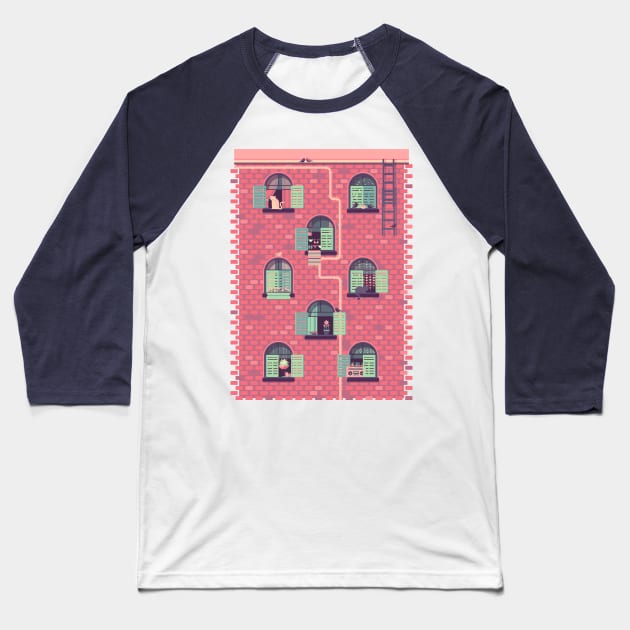 Neighborhood Baseball T-Shirt by BadOdds